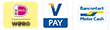 iDEAL, VISA en Bancontact